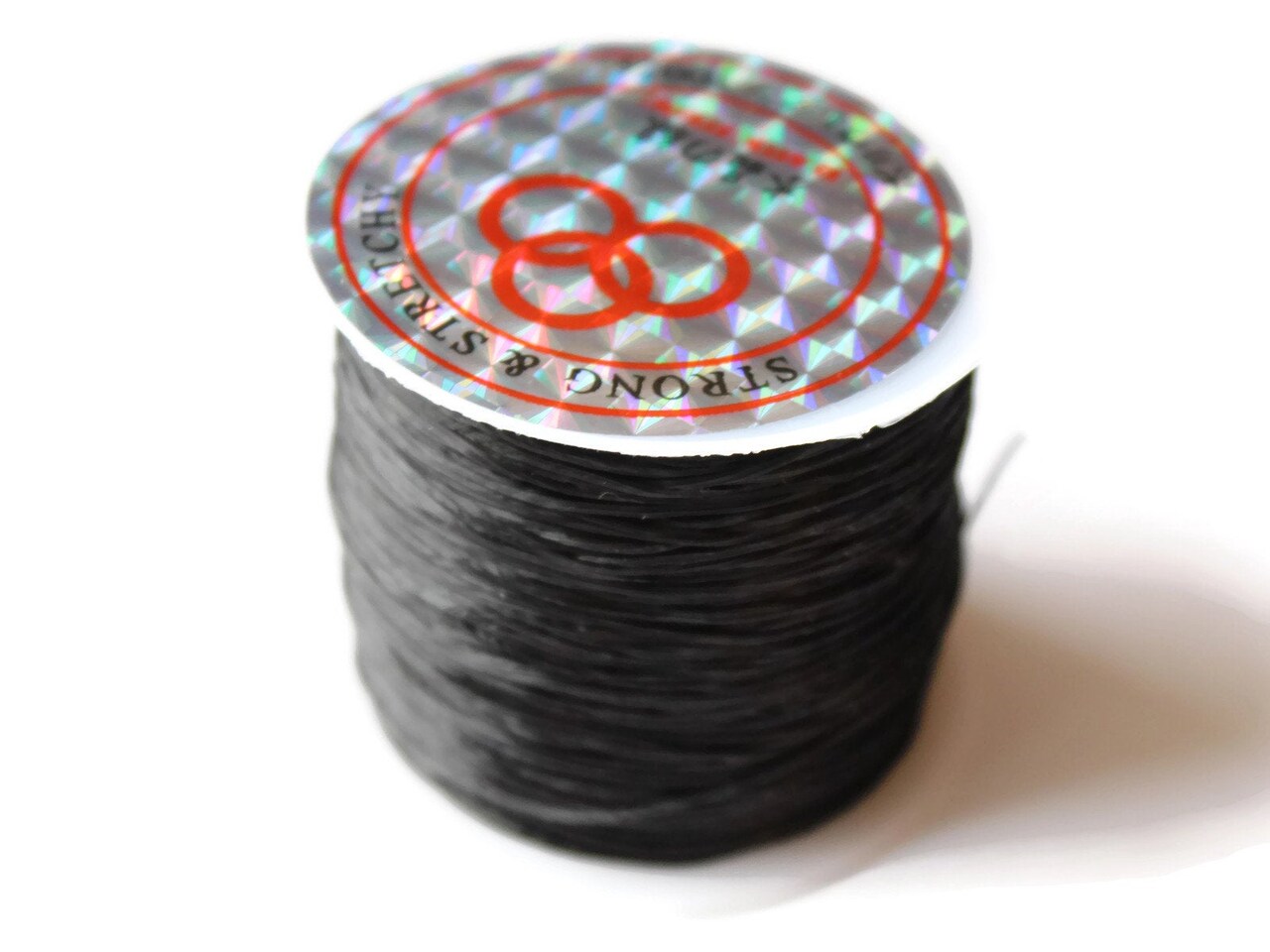 196 Feet Stretchy Cord 0.8mm Black Elastic Thread 60 Meters per roll of String